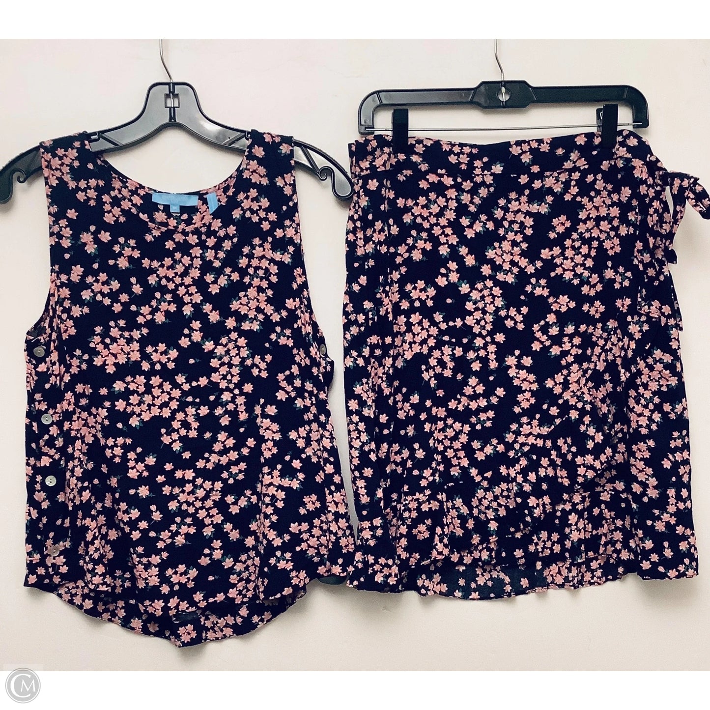 Skirt Set 2pc By Draper James Rsvp In Floral Print, Size: L