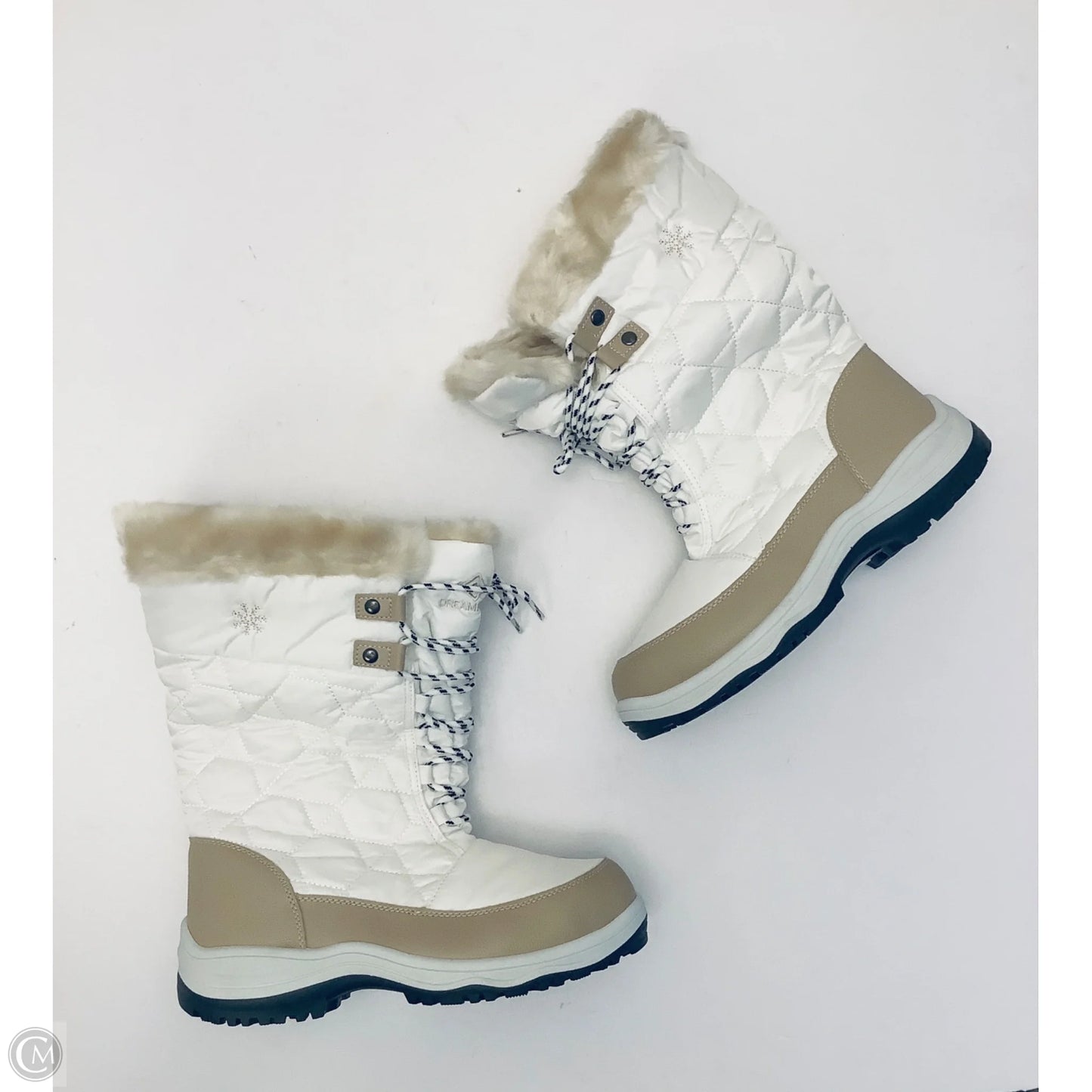 Boots Snow By Clothes Mentor In White, Size: 10