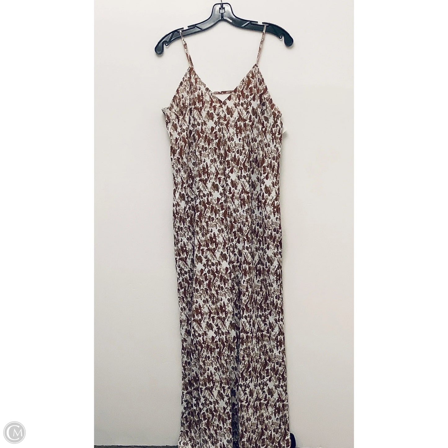 Jumpsuit By Clothes Mentor In Brown & White, Size: S
