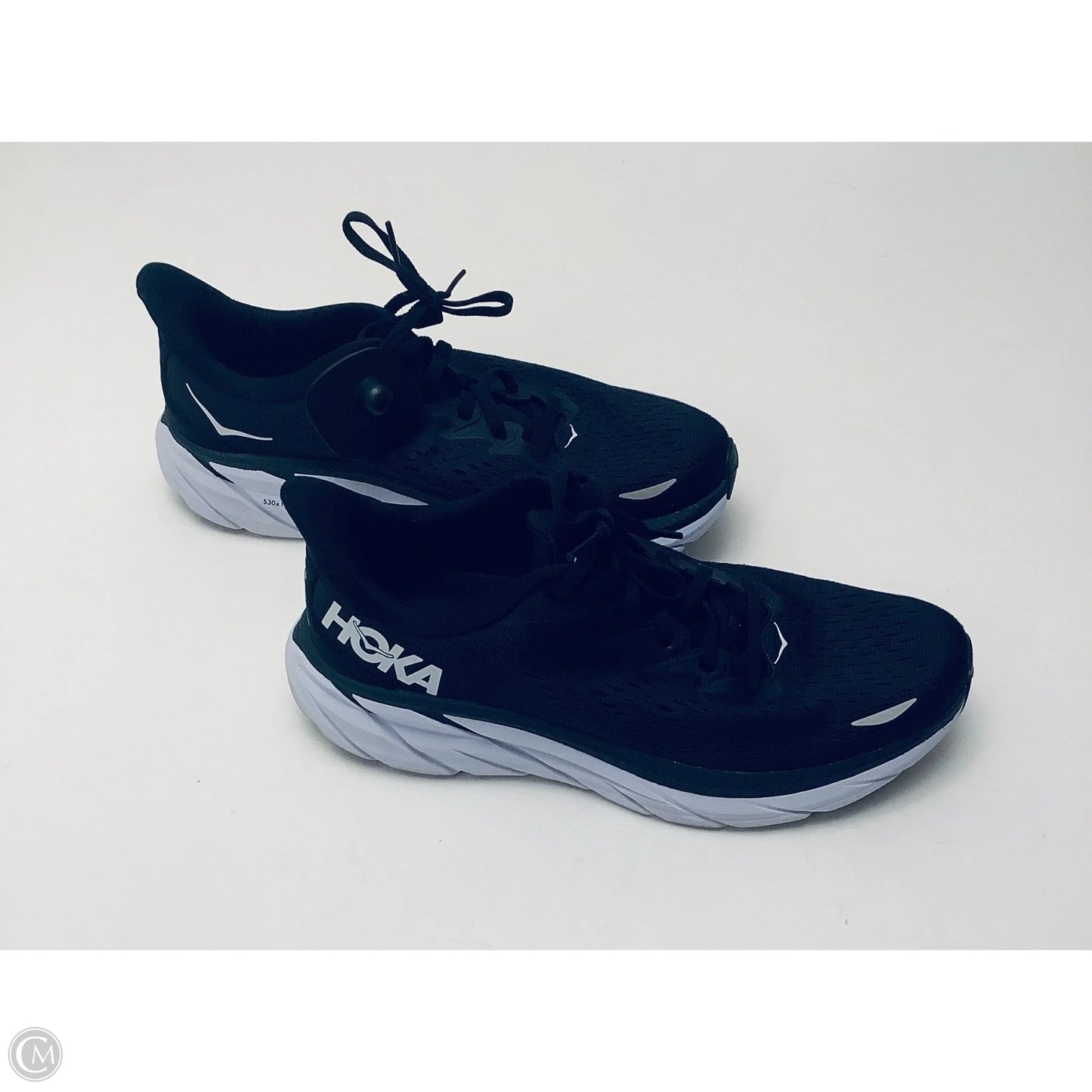 Shoes Athletic By Hoka In Black & White, Size: 9