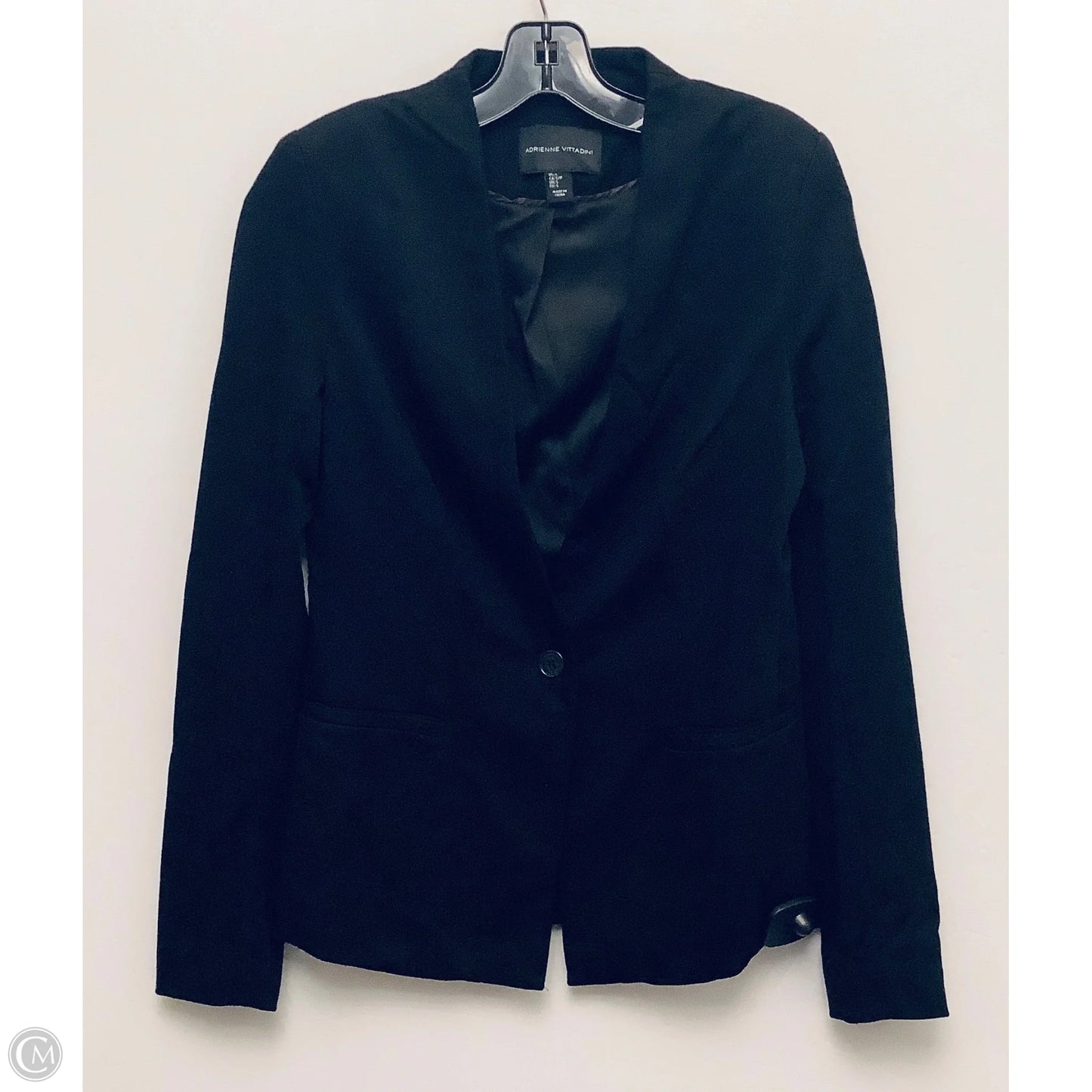 Blazer By Adrienne Vittadini In Black, Size: S