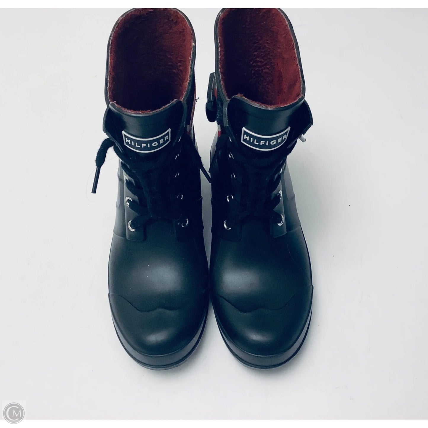 Boots Rain By Tommy Hilfiger In Black, Size: 7
