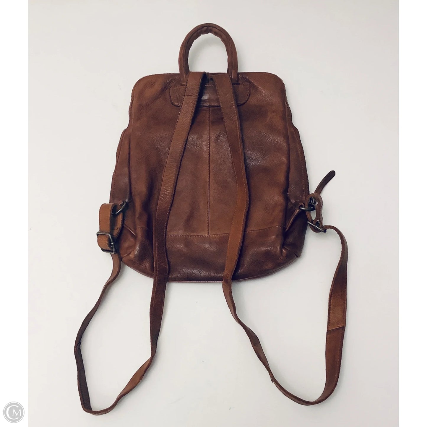 Backpack Leather By Clothes Mentor, Size: Medium