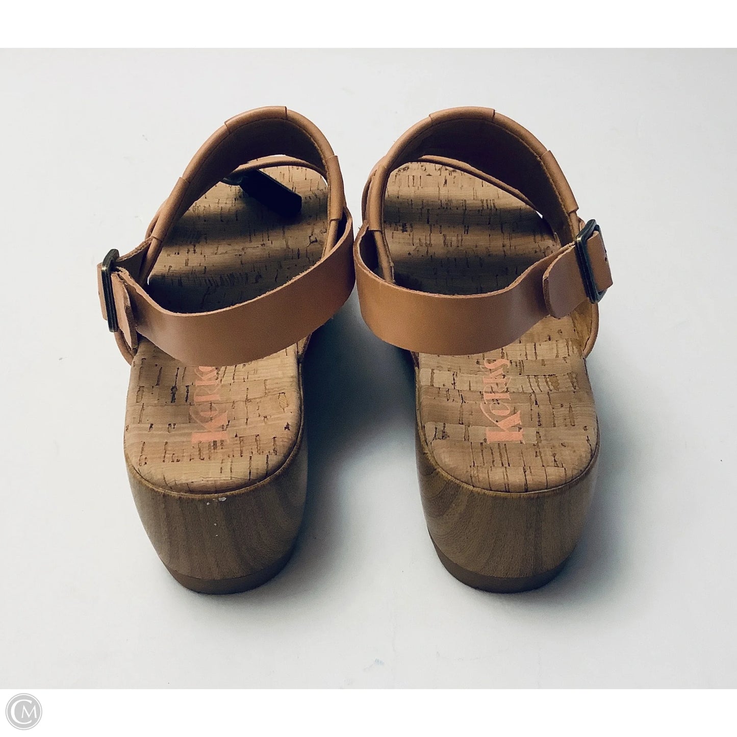 Sandals Heels Platform By Korks In Tan, Size: 10