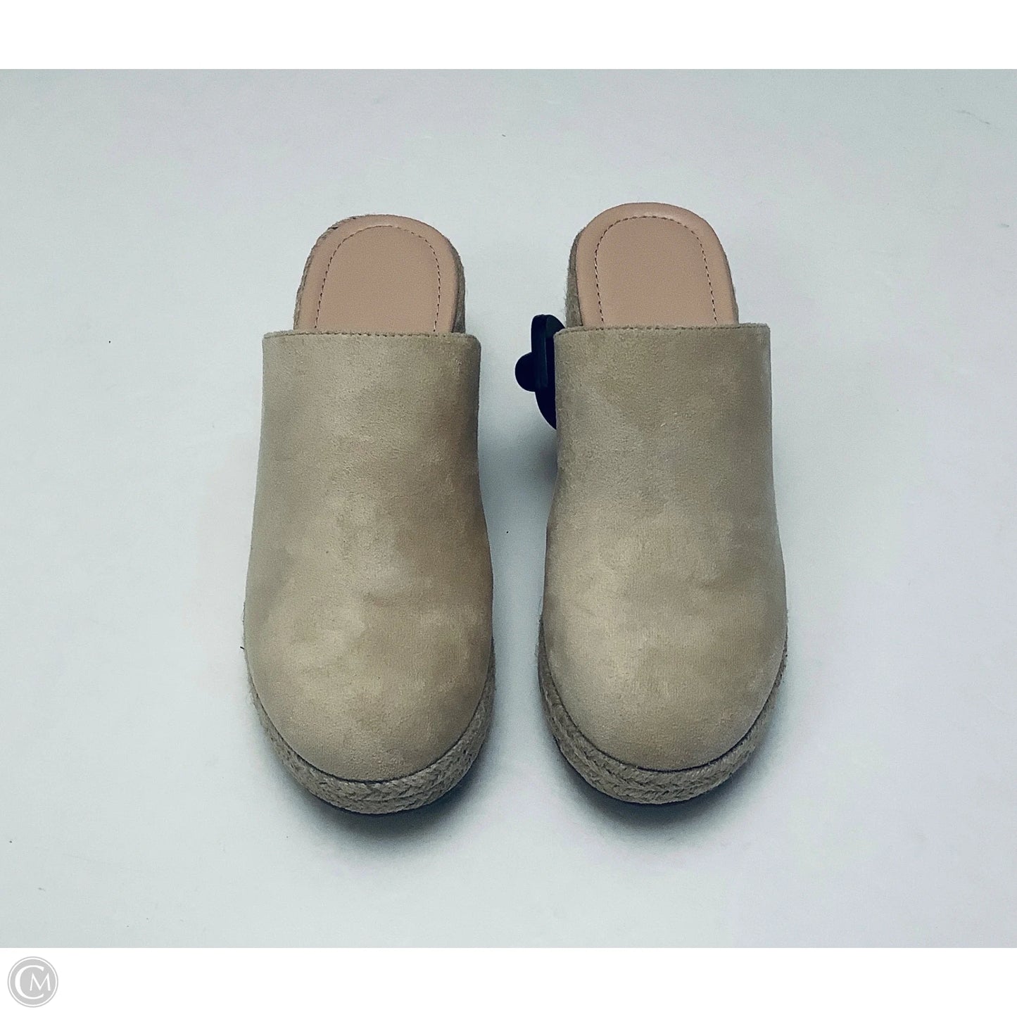 Shoes Heels Wedge By Clothes Mentor In Tan, Size: 8.5