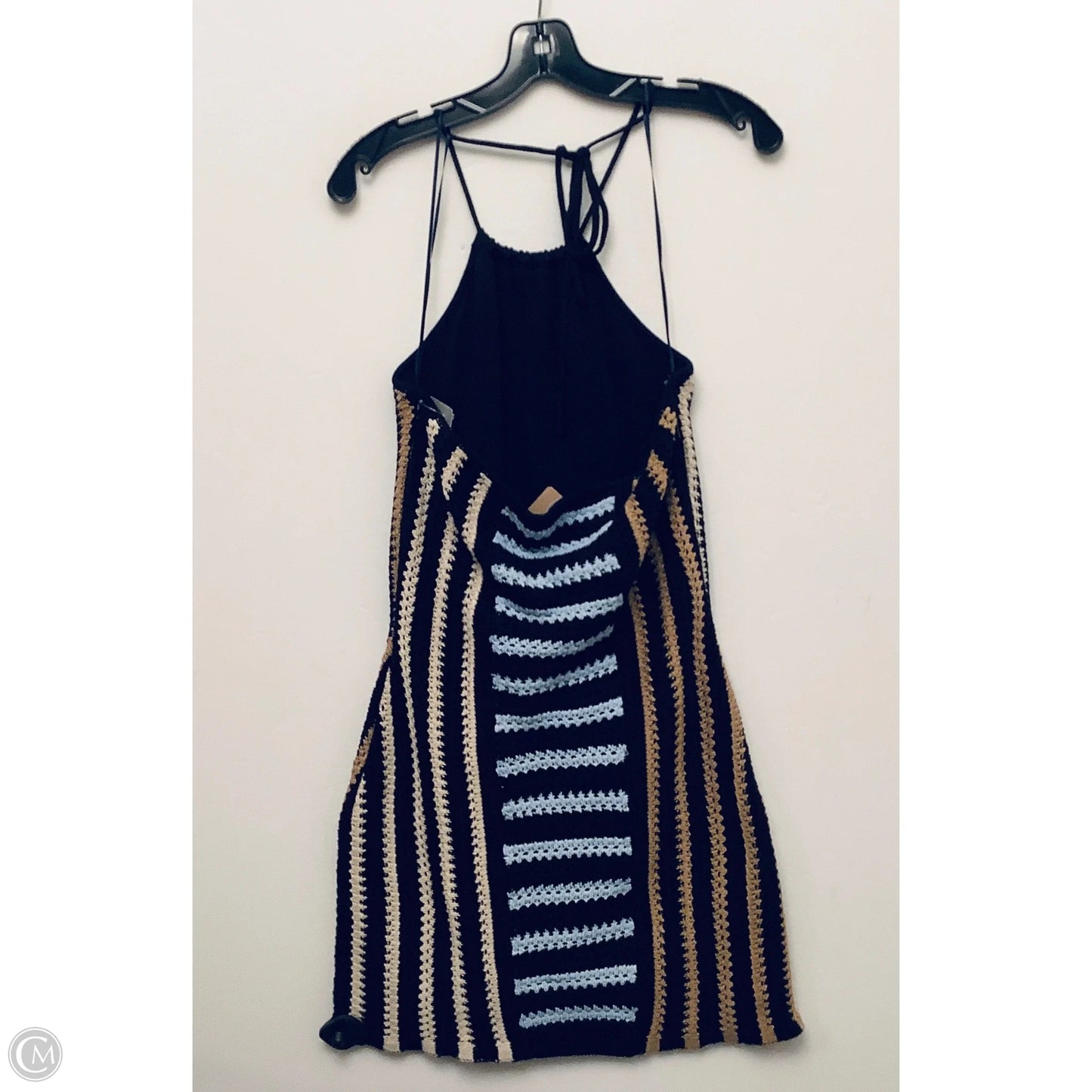 Dress Casual Short By Vestique In Striped Pattern, Size: L