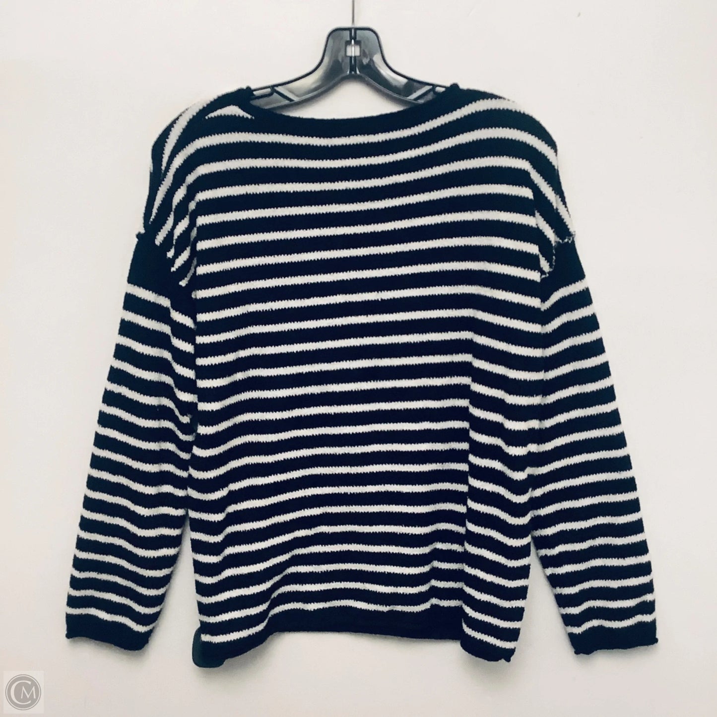 Sweater By Clothes Mentor In Black & White, Size: S