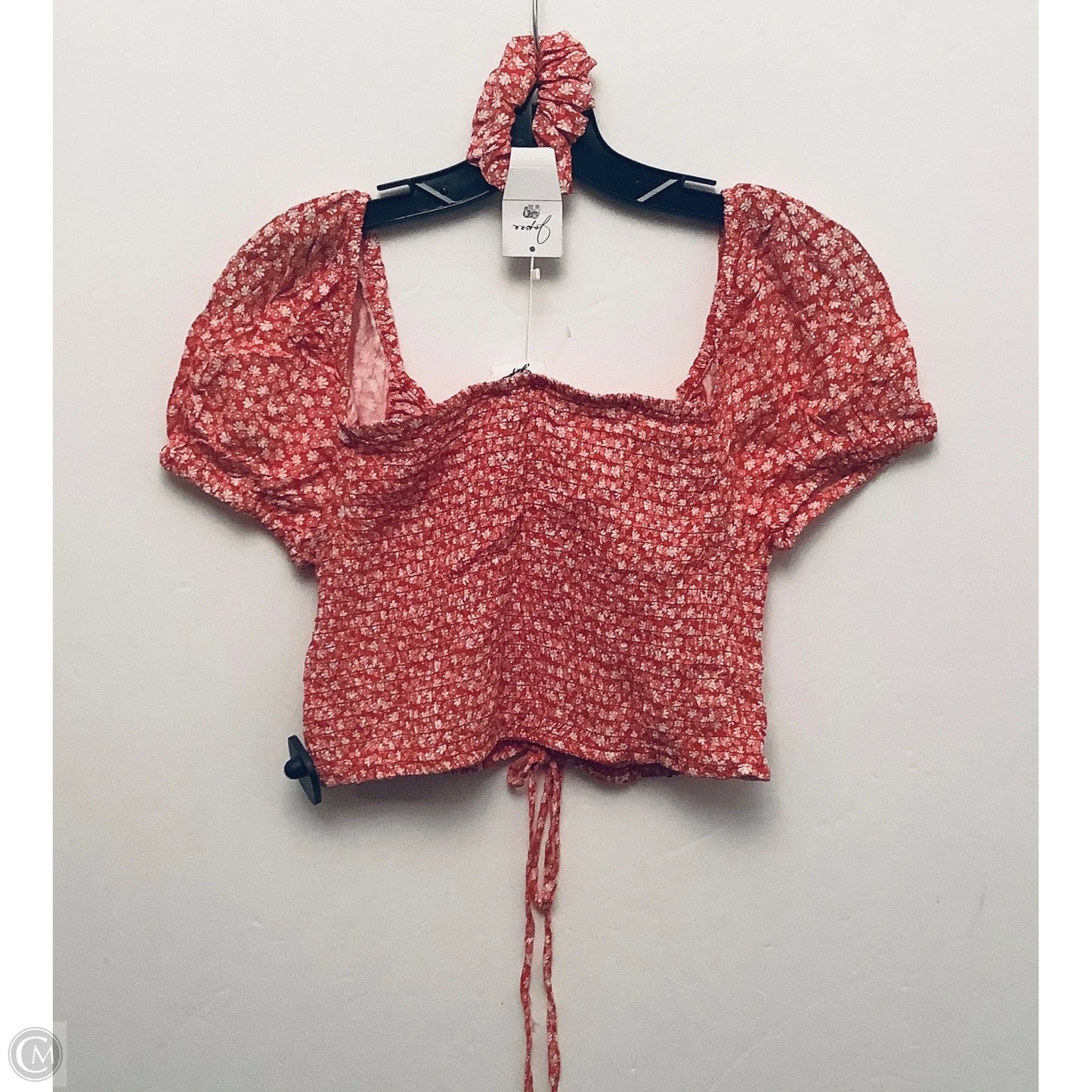 Top Short Sleeve By Japna In Red, Size: M