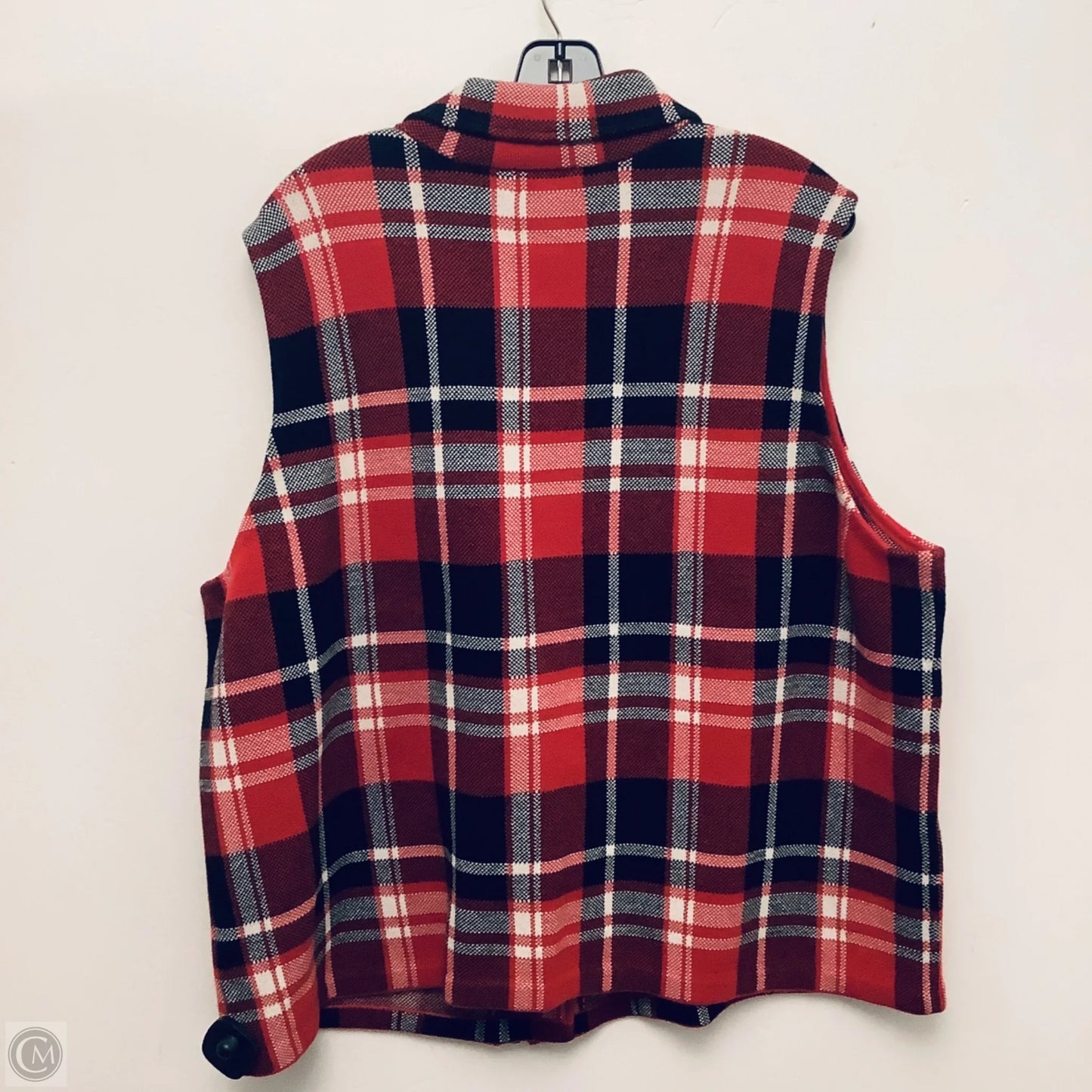 Vest Other By Chaps In Plaid Pattern, Size: 2x
