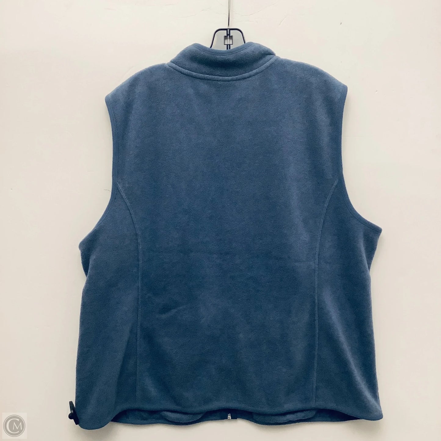 Vest Fleece By Karen Scott In Blue, Size: 2x