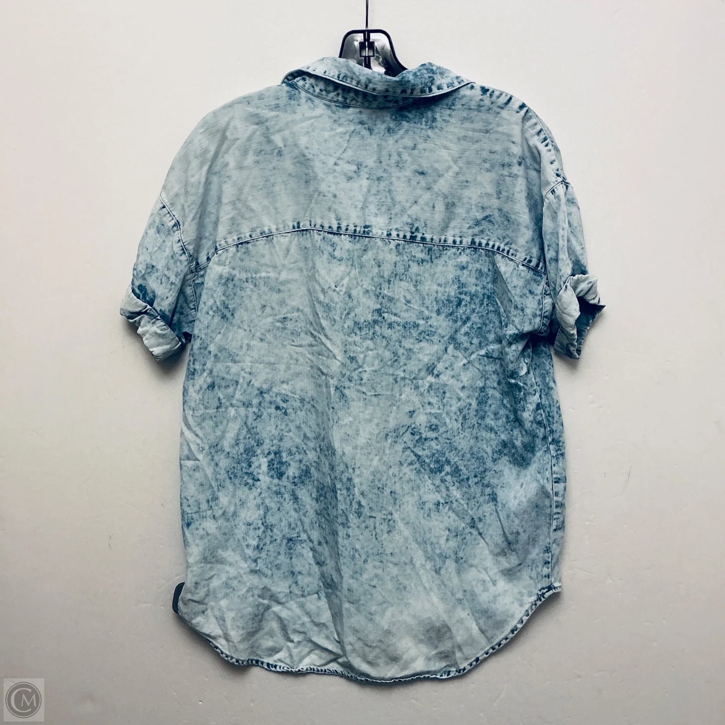 Top Short Sleeve By So In Blue Denim, Size: S