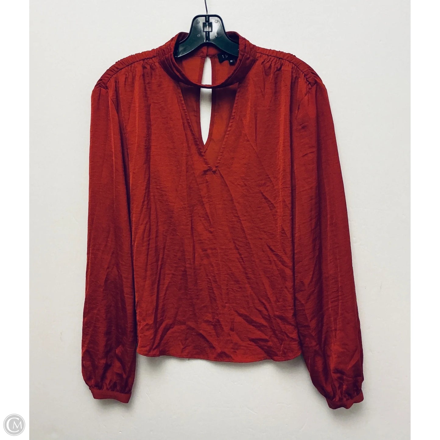 Top Long Sleeve By 1.state In Orange, Size: M