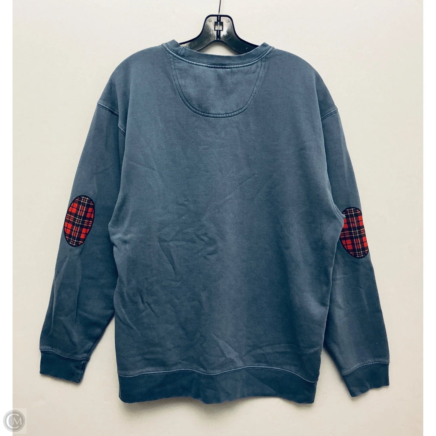 Sweatshirt Crewneck By Clothes Mentor In Blue, Size: L