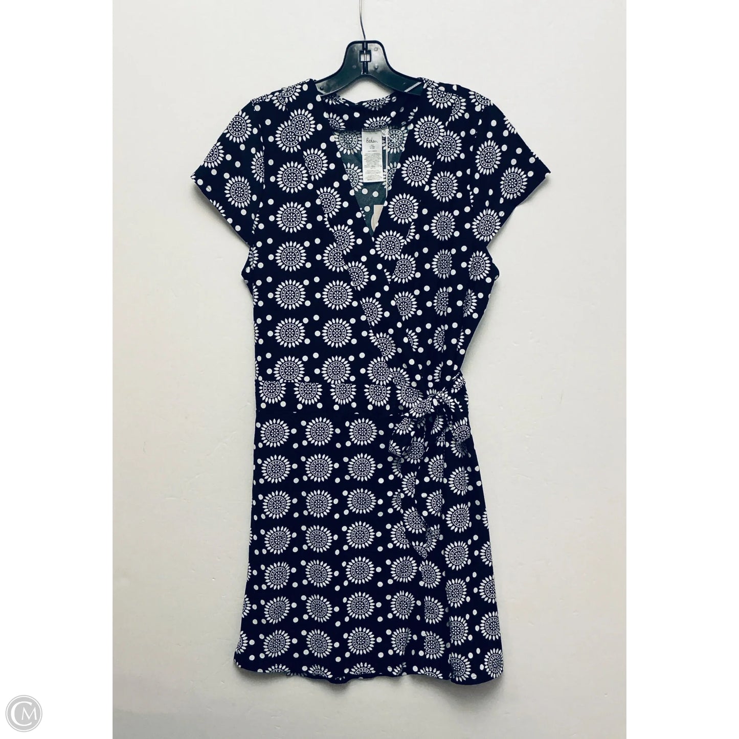 Dress Casual Midi By Boden In Black & White, Size: Xl