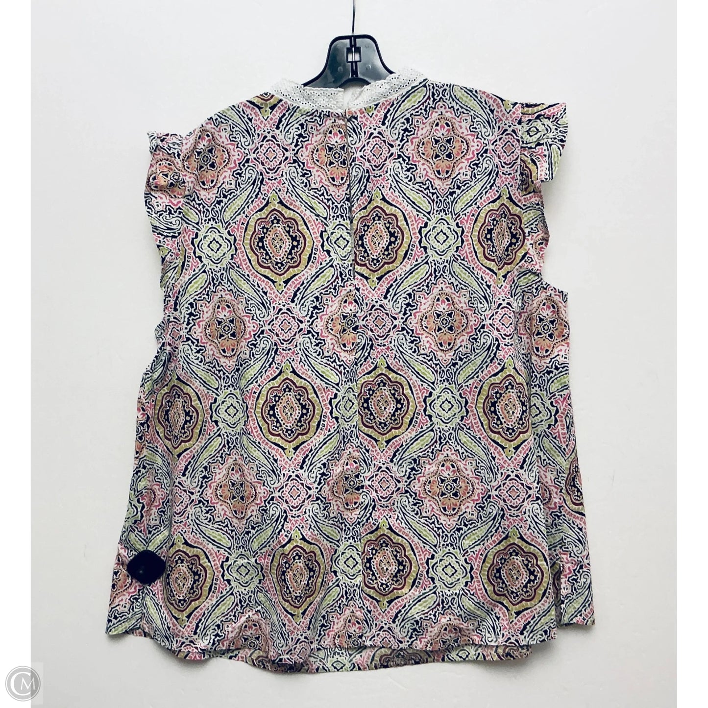 Top Short Sleeve By Lane Bryant In Multi-colored, Size: Xl