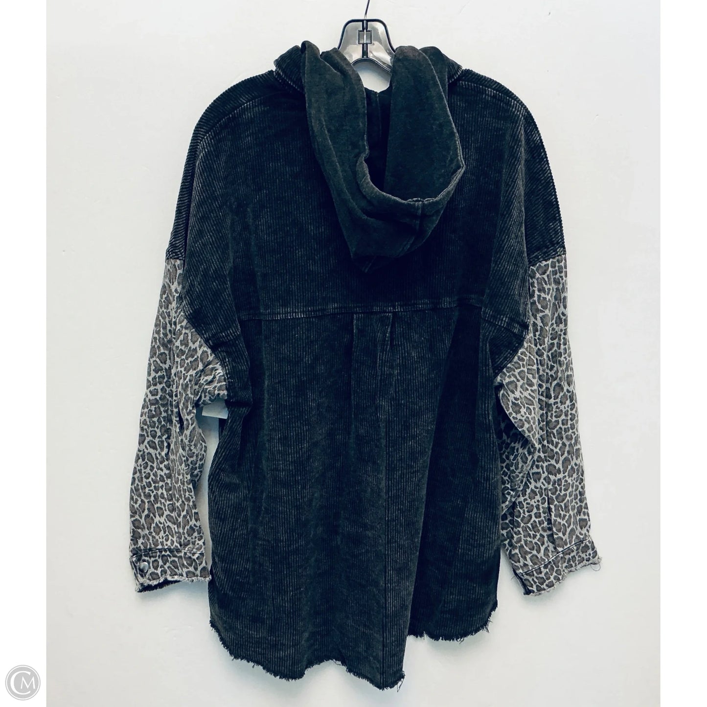 Jacket Shirt By Cme In Grey, Size: S