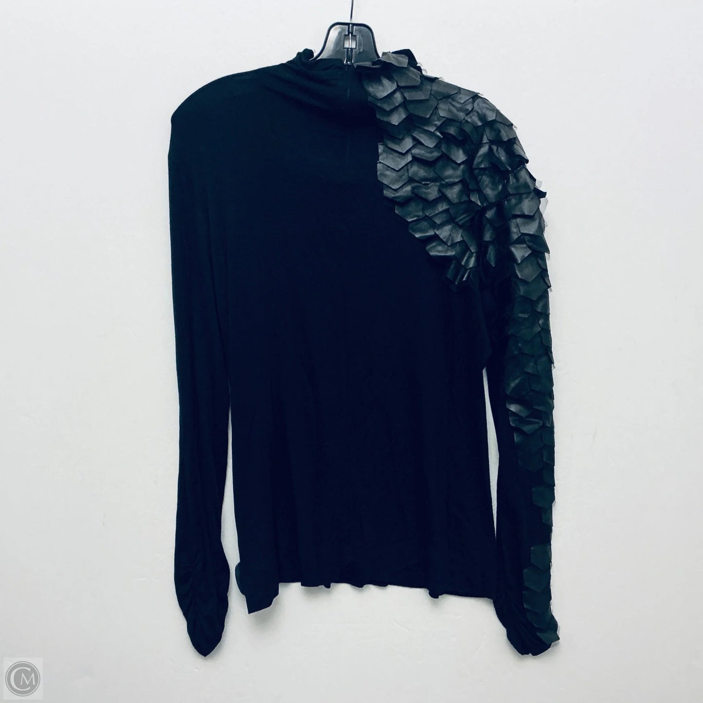 Top Long Sleeve By Clothes Mentor In Black, Size: L