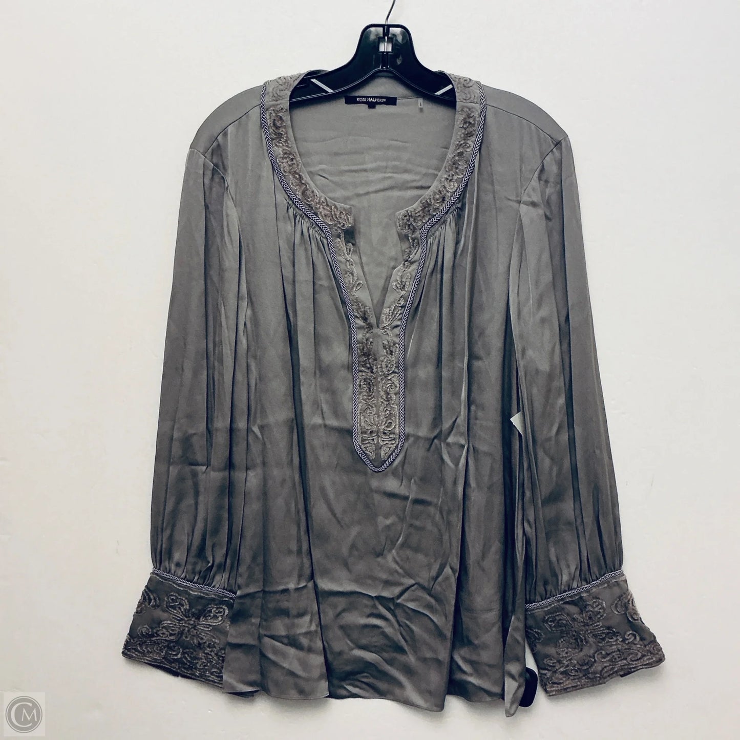 Top Long Sleeve by Kobi Halperin In Grey, Size: Xxl