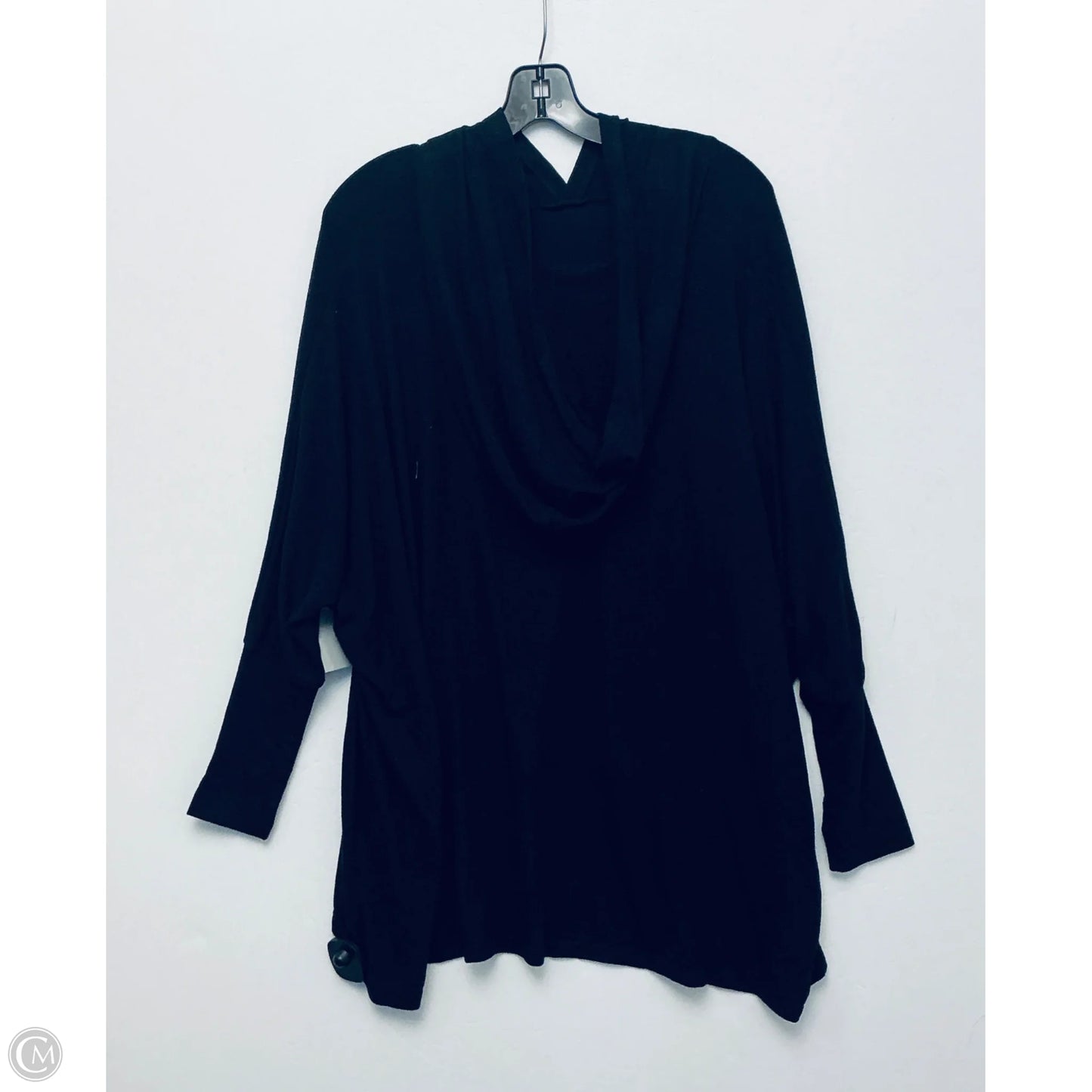 Sweatshirt Hoodie By Lauren Moshi In Black, Size: Xl