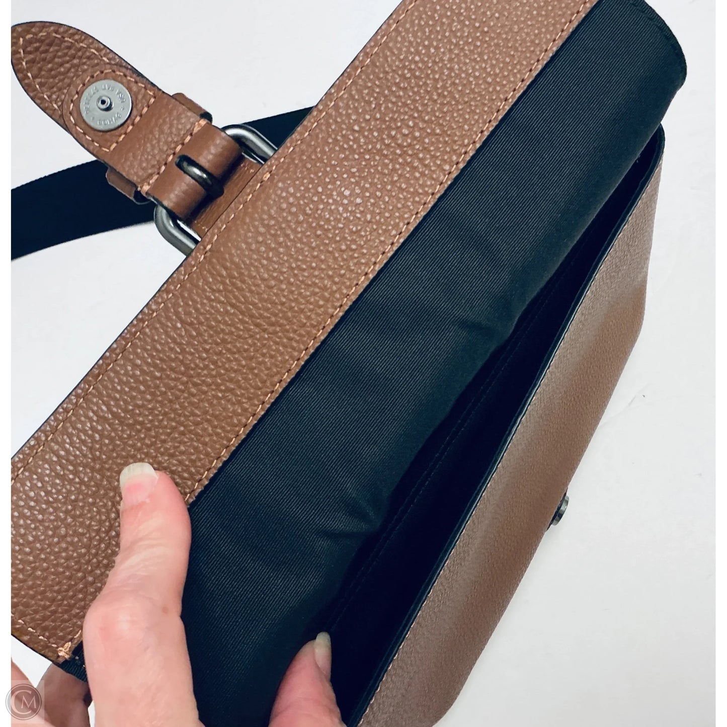 Crossbody Designer By Coach, Size: Medium