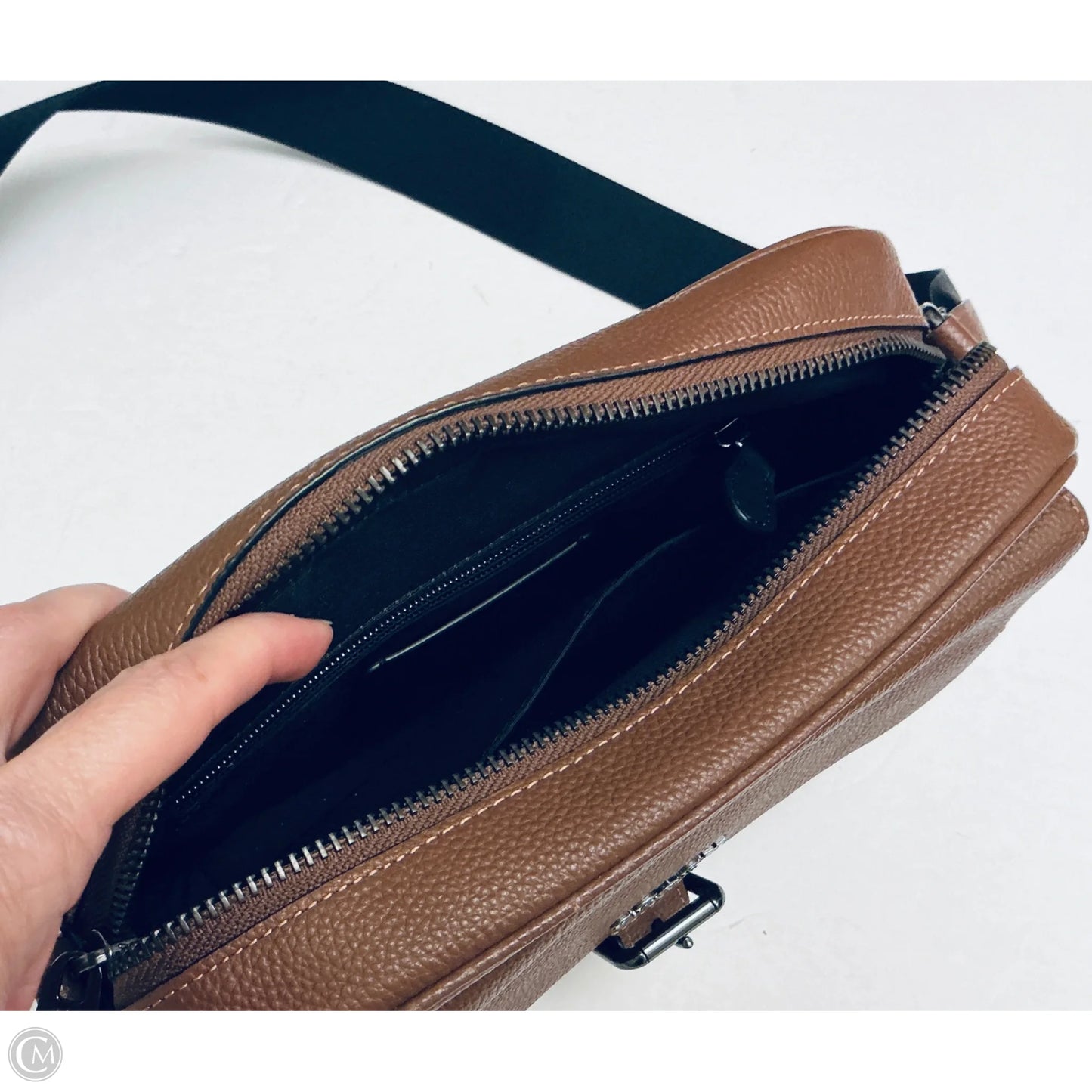 Crossbody Designer By Coach, Size: Medium