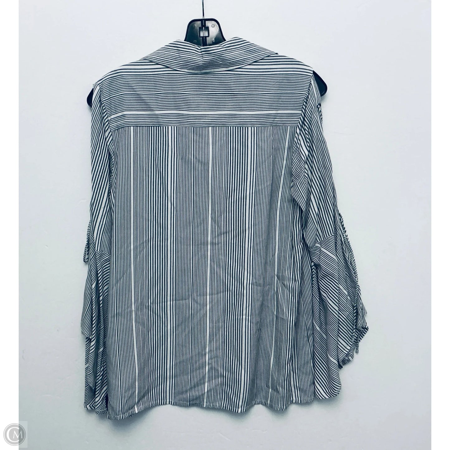 Top Long Sleeve By Jessica Simpson In Striped Pattern, Size: S