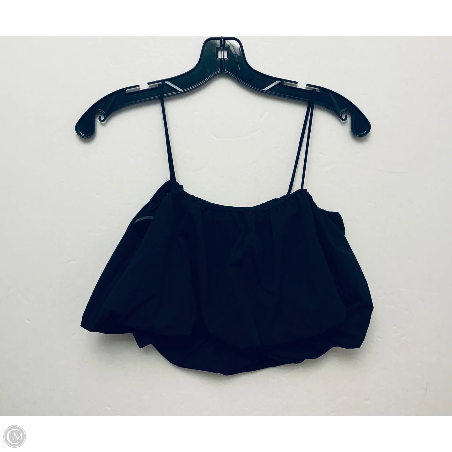 Top Sleeveless By H&m In Black, Size: S