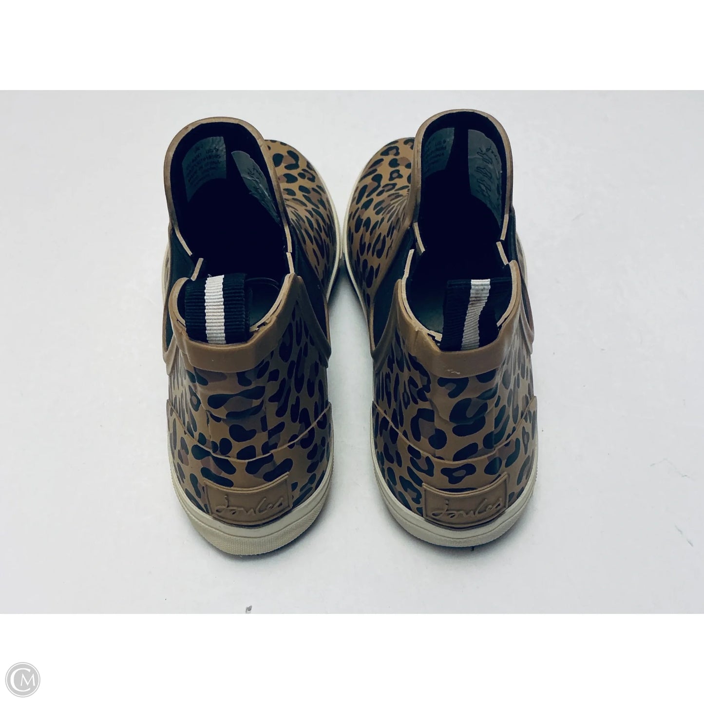 Boots Ankle Flats By Joules In Animal Print, Size: 9