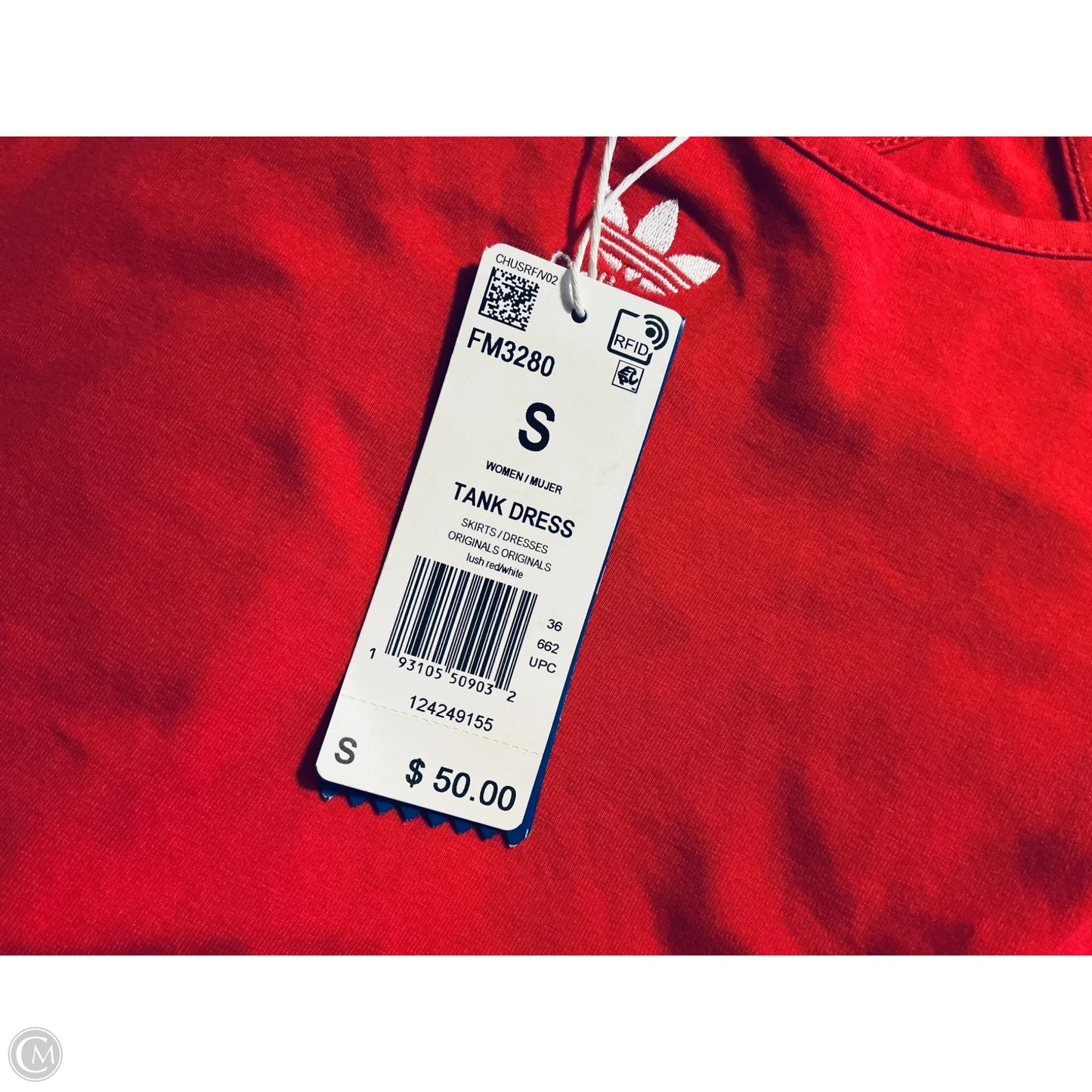 Athletic Dress By Adidas In Red, Size: S