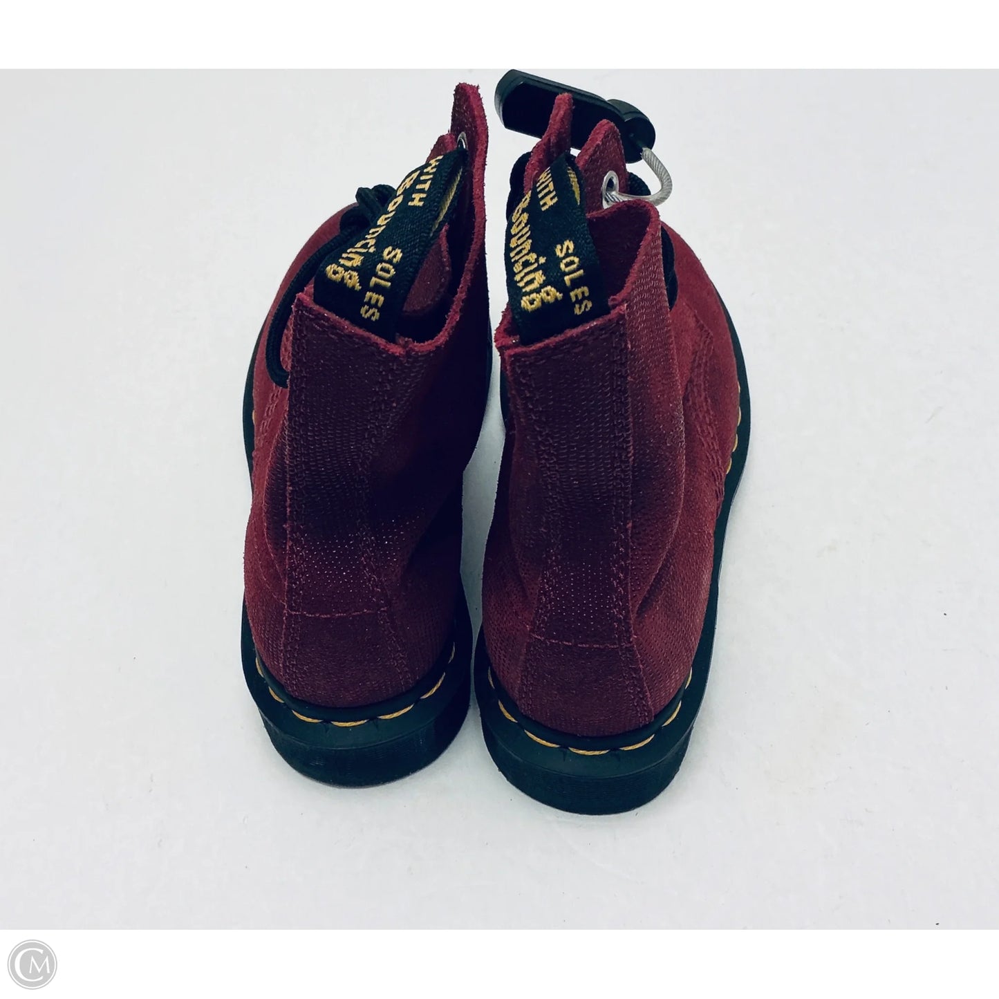 Boots Ankle Heels By Dr Martens In Red, Size: 5
