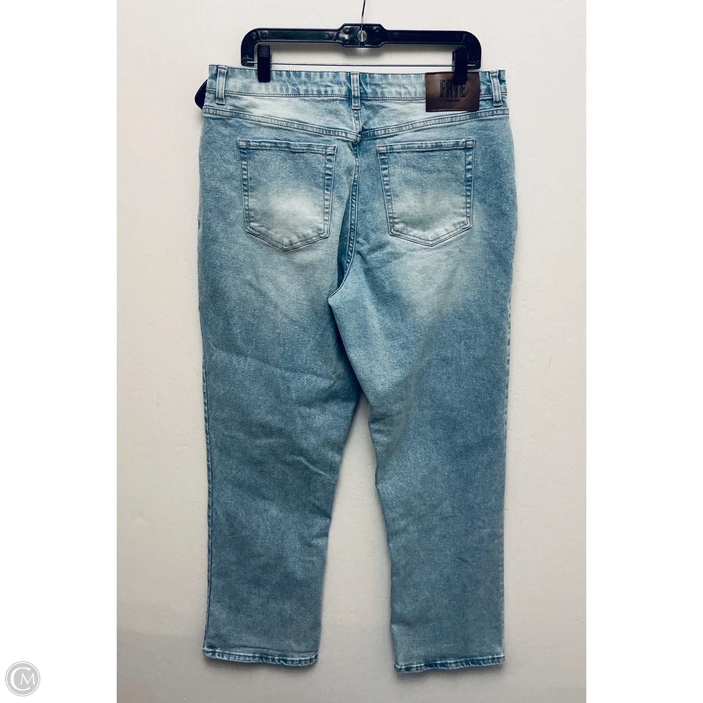 Jeans Designer By Frye In Blue Denim, Size: 12