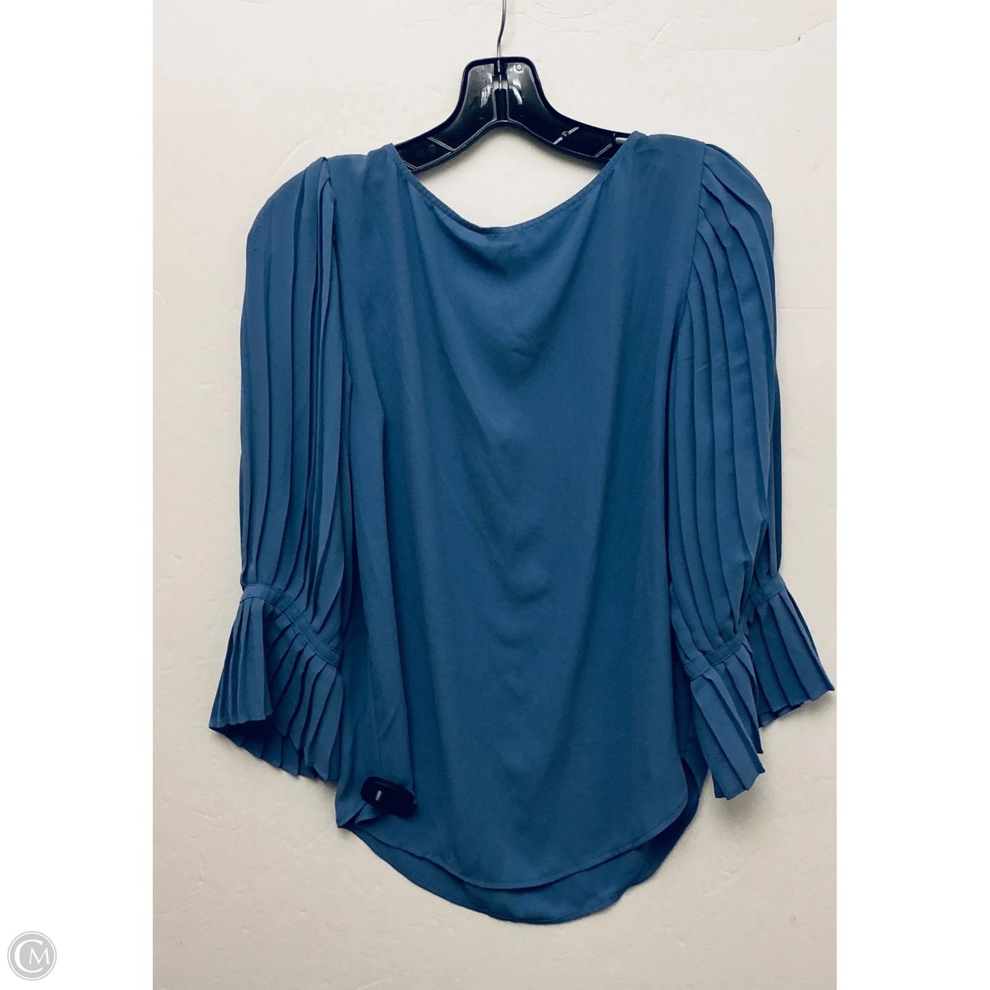 Top Long Sleeve By Ann Taylor In Blue, Size: Xs