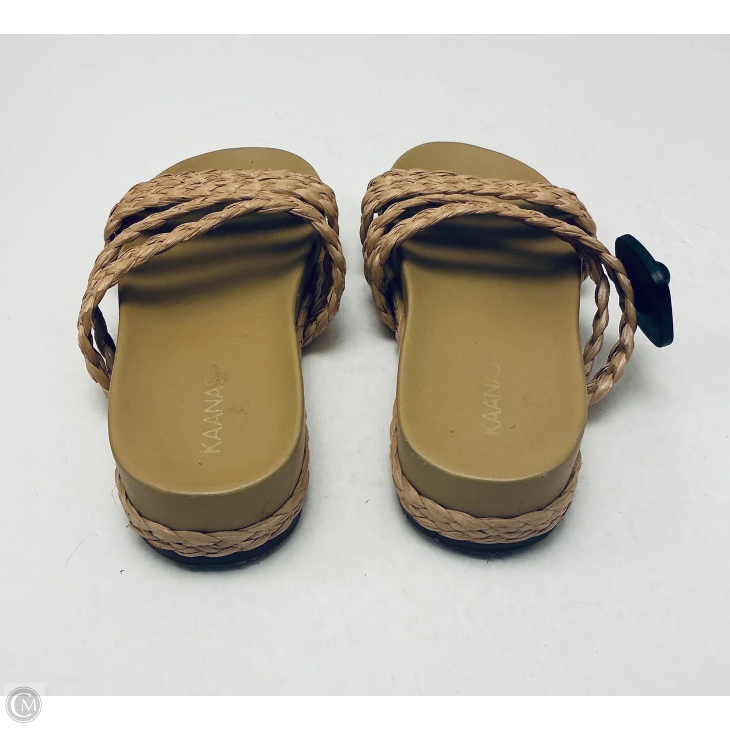 Sandals Flats By Clothes Mentor In Tan, Size: 8