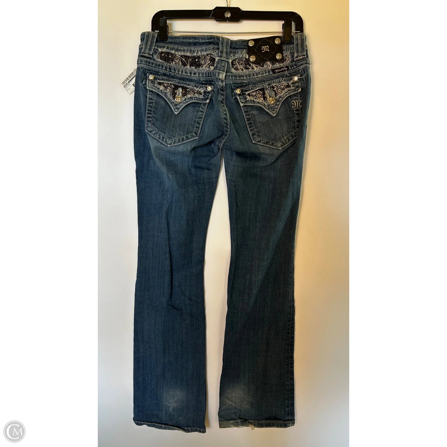 Jeans Boot Cut By Miss Me In Blue Denim, Size: 6