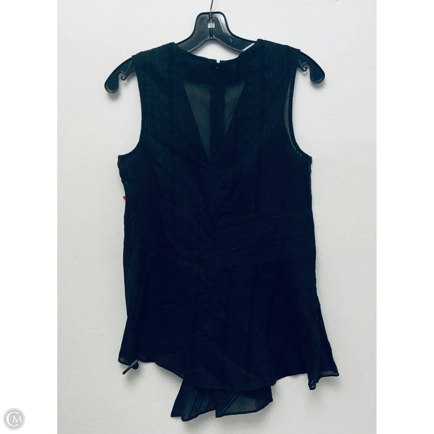 Top Sleeveless By Clothes Mentor In Black, Size: S