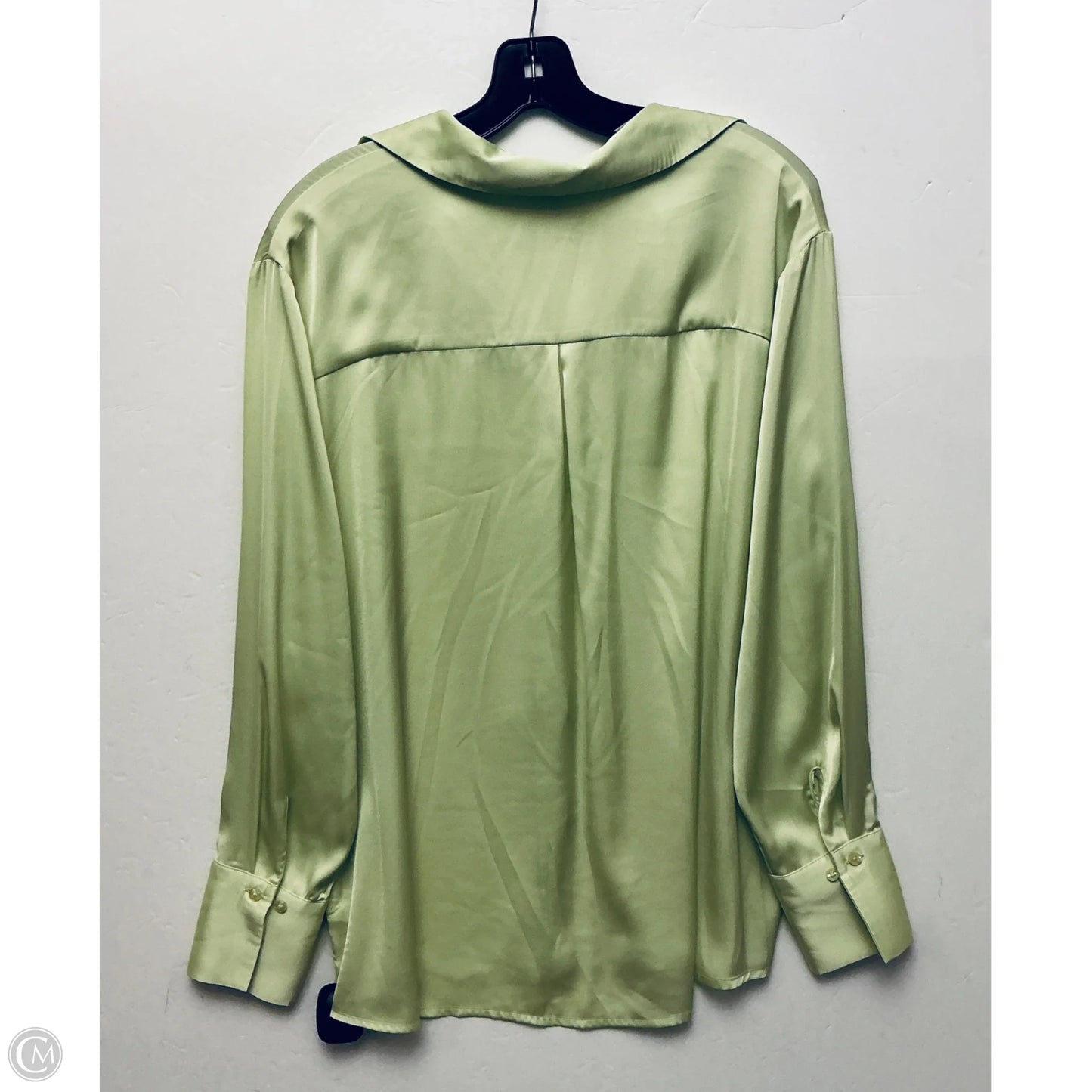 Top Long Sleeve By Maison Damelie In Green, Size: L