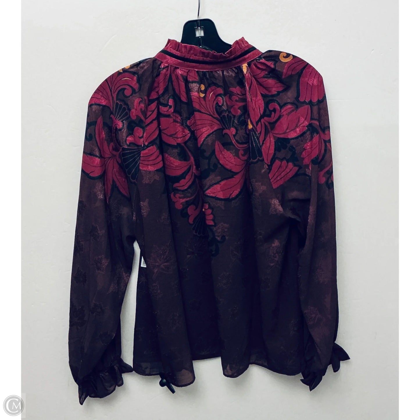 Top Long Sleeve By Clothes Mentor In Purple, Size: L