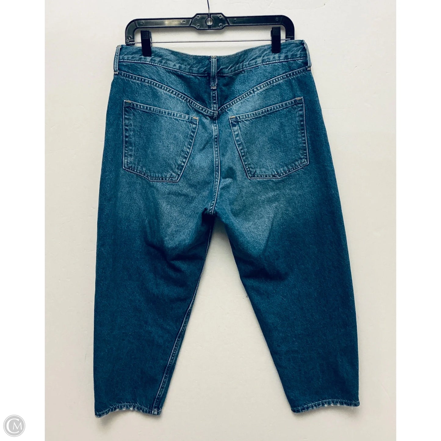 Jeans Straight By Gap In Blue Denim, Size: 10p