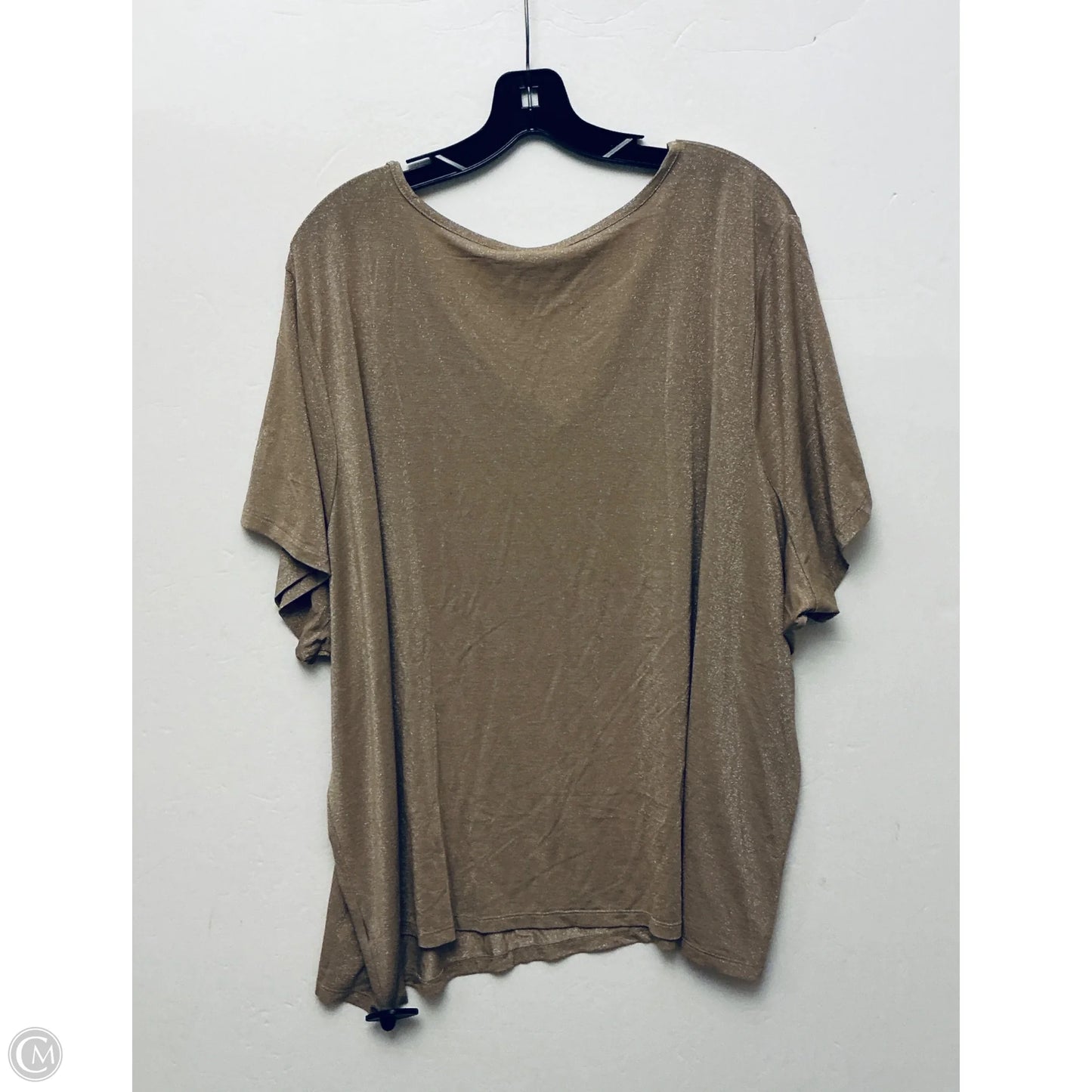 Top Short Sleeve By Old Navy In Gold, Size: 4x