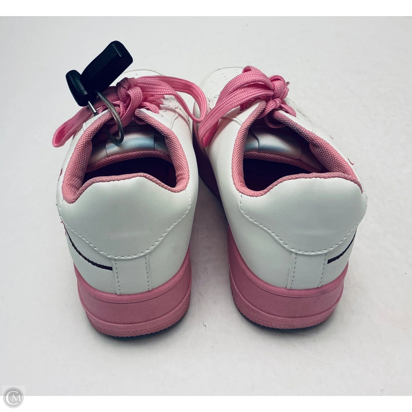 Shoes Sneakers Platform By Clothes Mentor In Pink & White, Size: 5.5