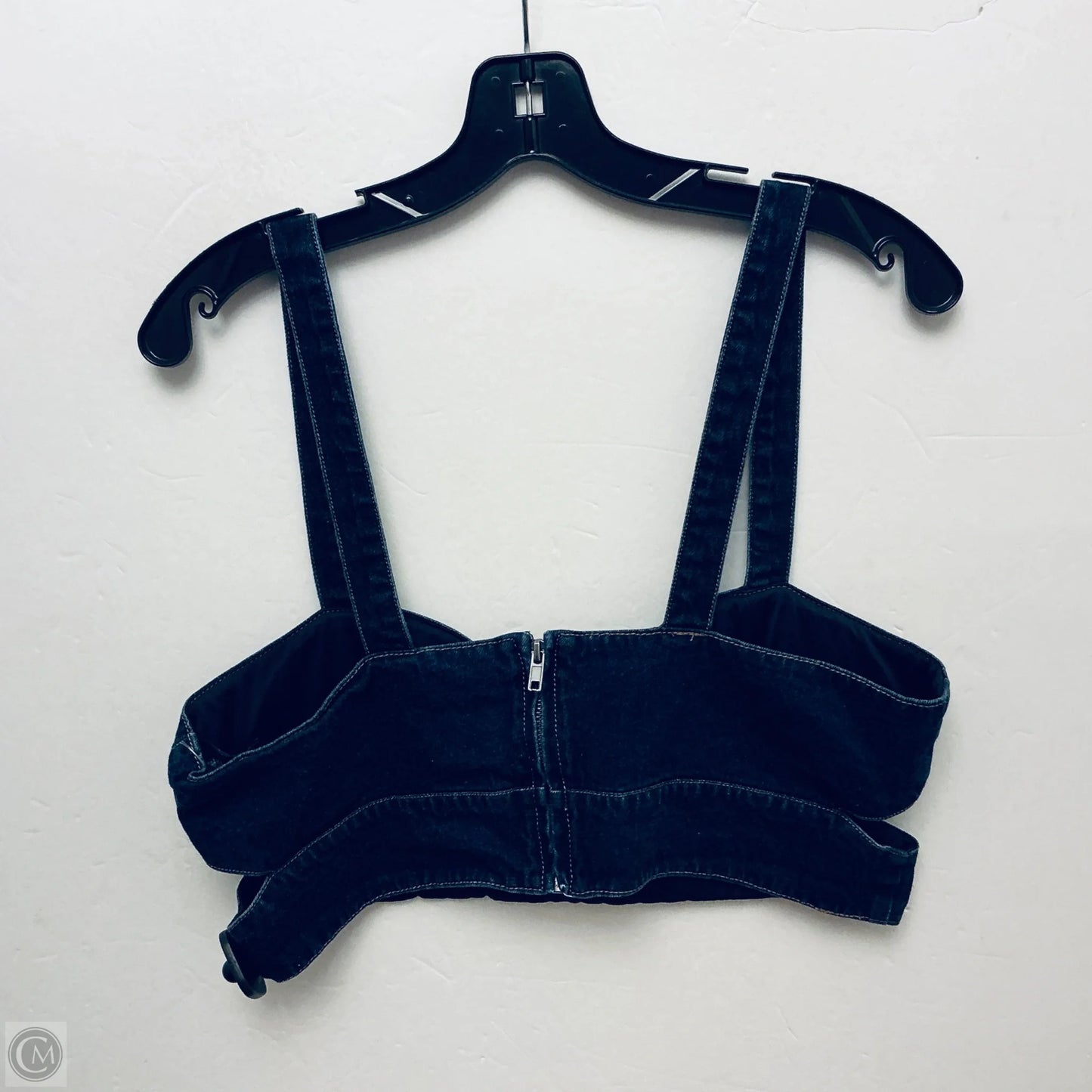 Top Sleeveless By Afrm In Blue Denim, Size: L