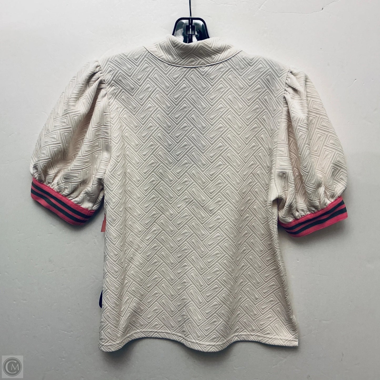 Top Short Sleeve By Jodifl In Beige, Size: S