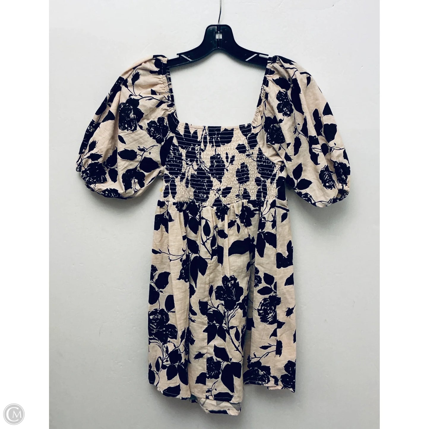 Dress Party Midi By Clothes Mentor In Black & Cream, Size: M