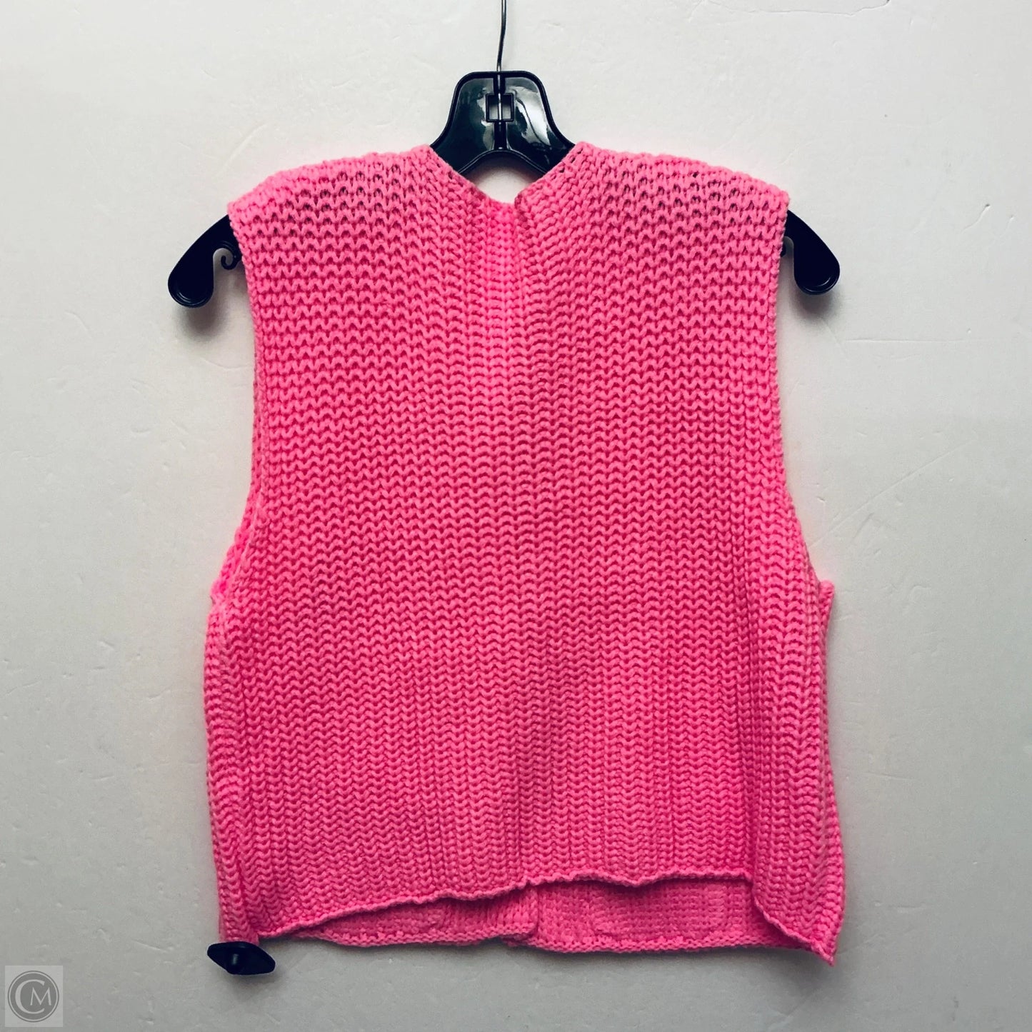 Sweater Cardigan By Clothes Mentor In Pink, Size: L