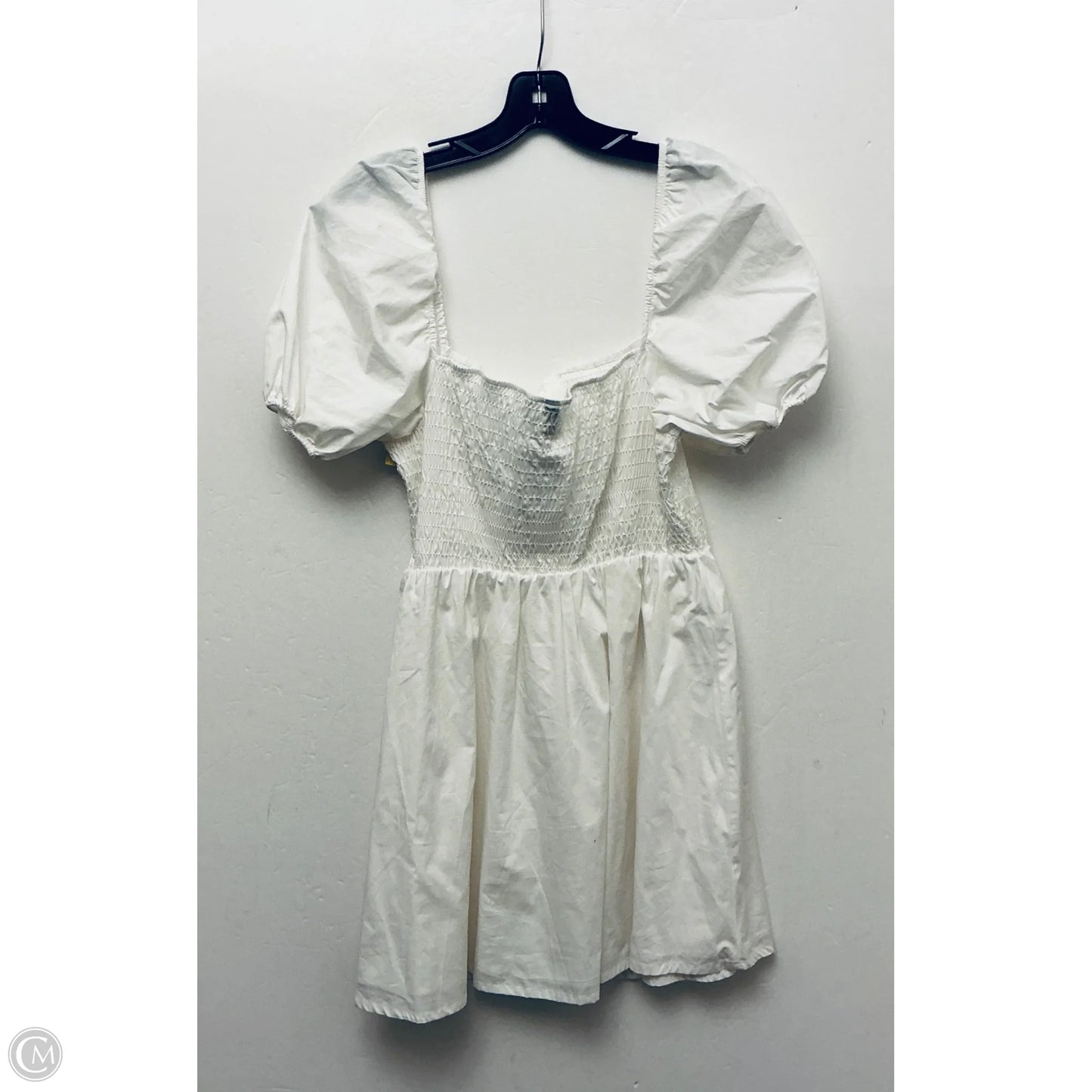 Dress Casual Midi By Divided In White, Size: L