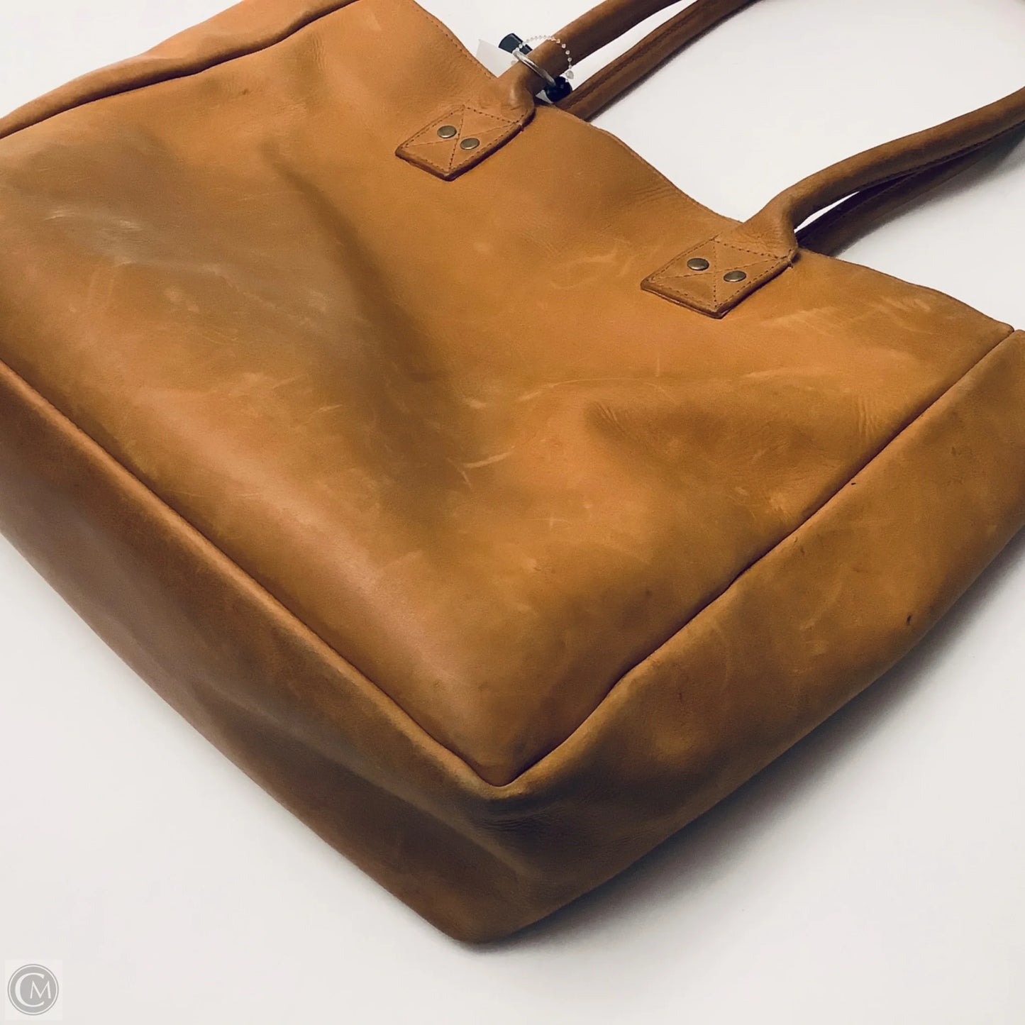 Handbag Leather By Clothes Mentor, Size: Large