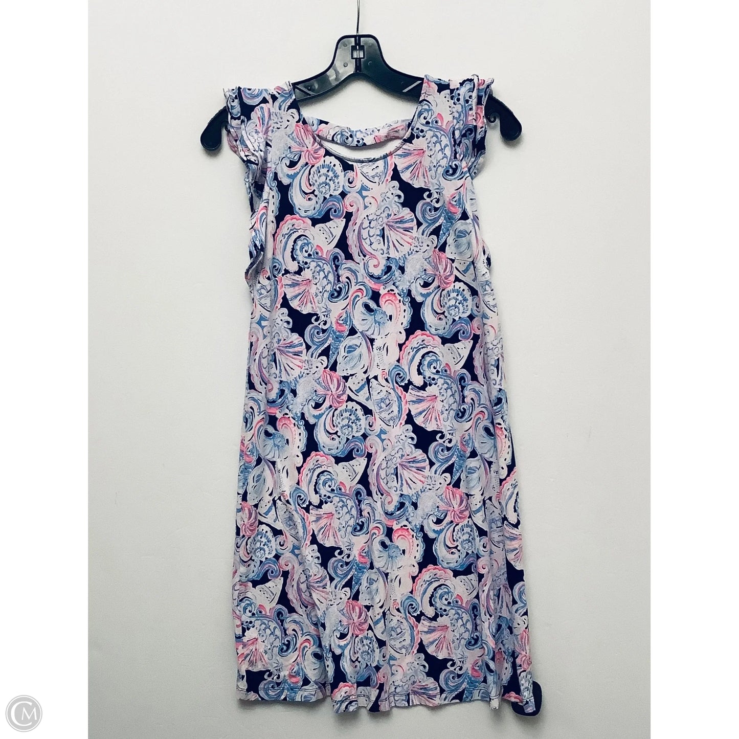 Dress Designer By Lilly Pulitzer In Blue & Pink, Size: Xs