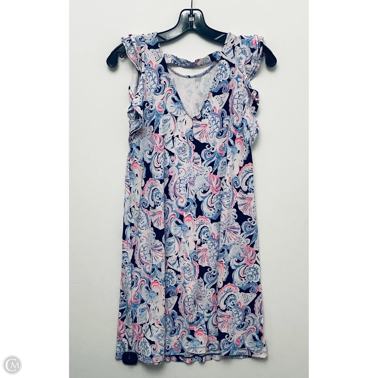 Dress Designer By Lilly Pulitzer In Blue & Pink, Size: Xs