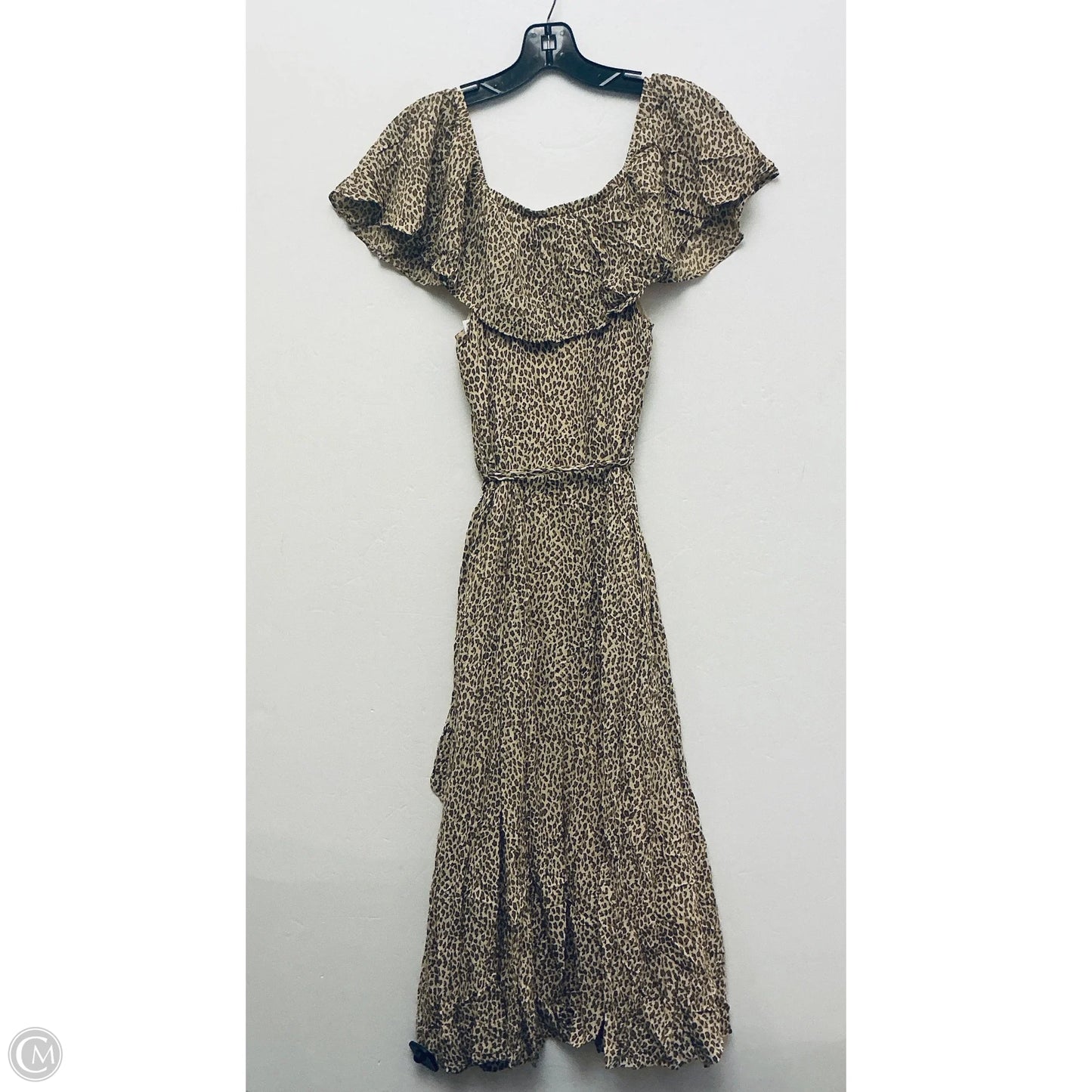 Dress Casual Maxi By Anthropologie In Animal Print, Size: S