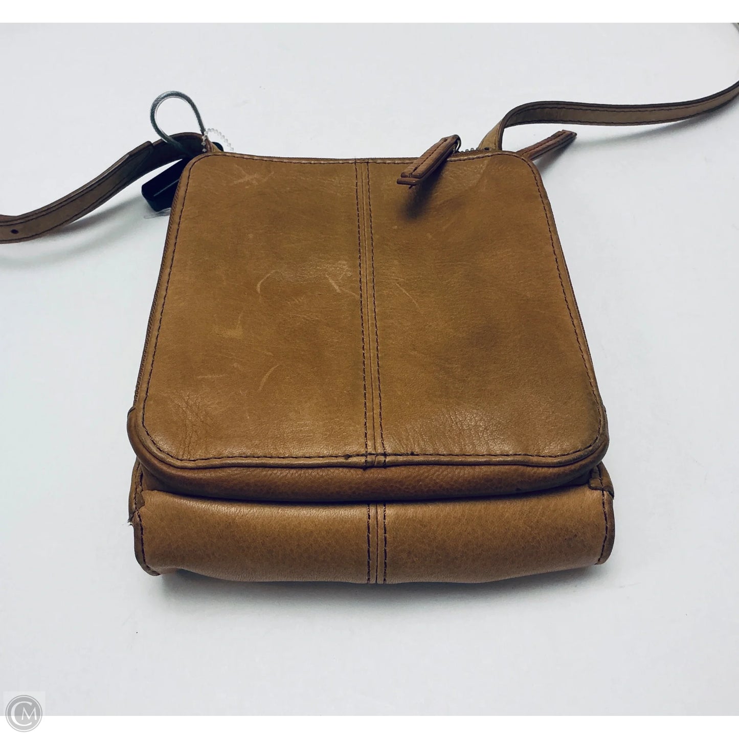 Crossbody Leather By Clothes Mentor, Size: Small
